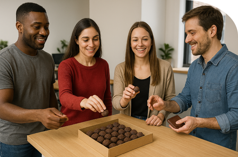venda de chocolate empresa