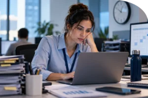 Presenteísmo no trabalho e queda de produtividade